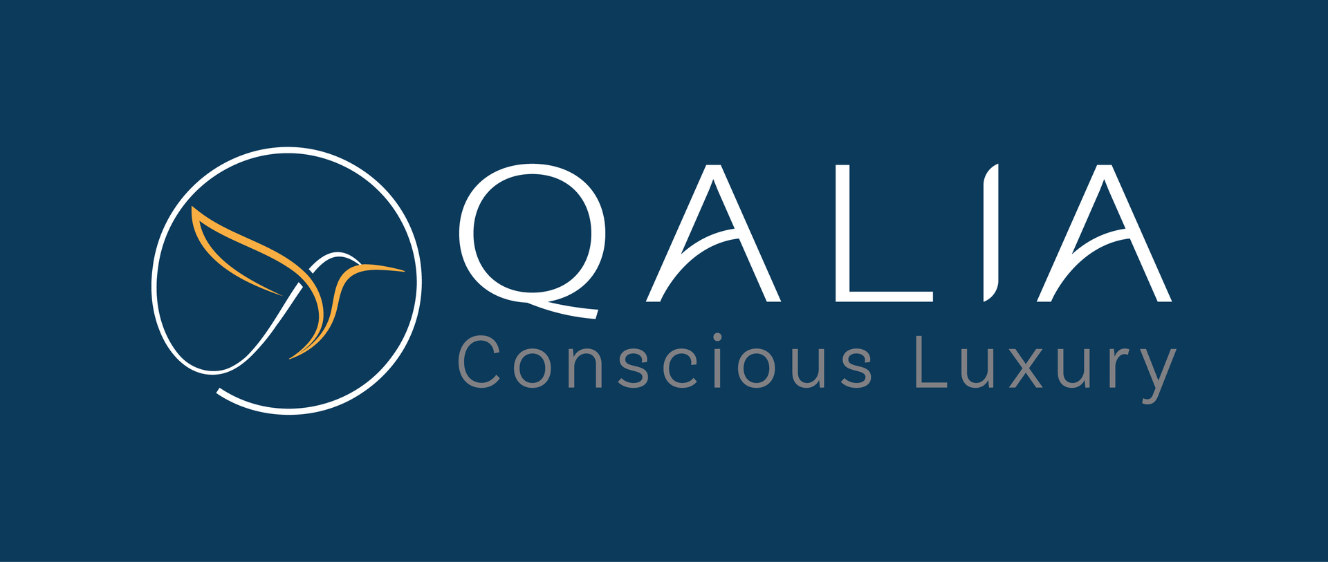 QALIA's logo - Qalia, rconscious luxury responsible tourism luxury villa